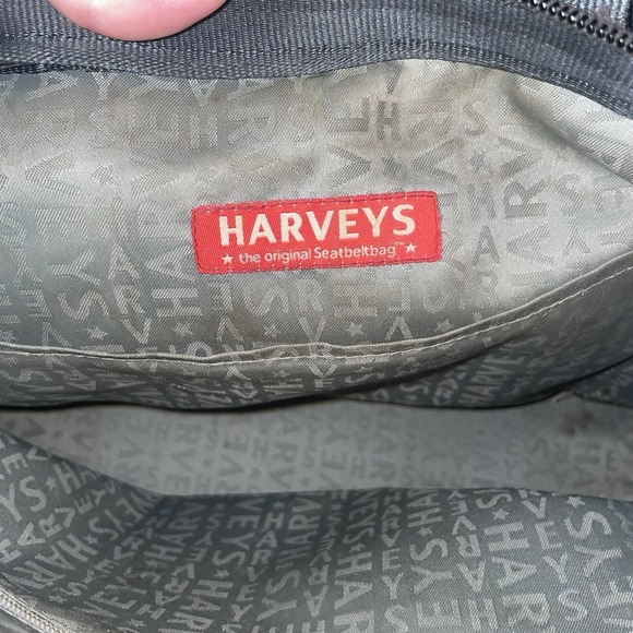 Harveys Seatbelt Bag Classic Black Woven Tote Double Handle Shoulder Bag Purse - Picture 4 of 12